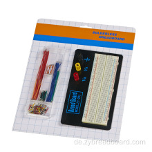 830 Punkte Lötlich ohne Breadboard Jumper Draht Kit